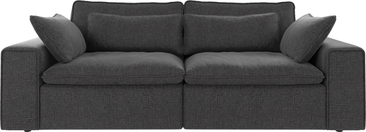 3-personers sofa Rowico Rawlins mørkegrå Robin 66 stof med Nozag-fjedre FSC-mix certificeret