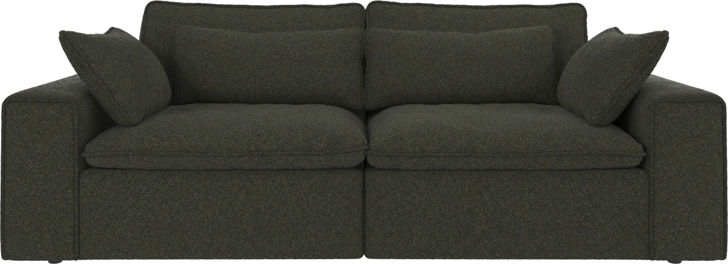 3-personers sofa Rowico Rawlins Alice 162 stof grøn 85×226×116 cm