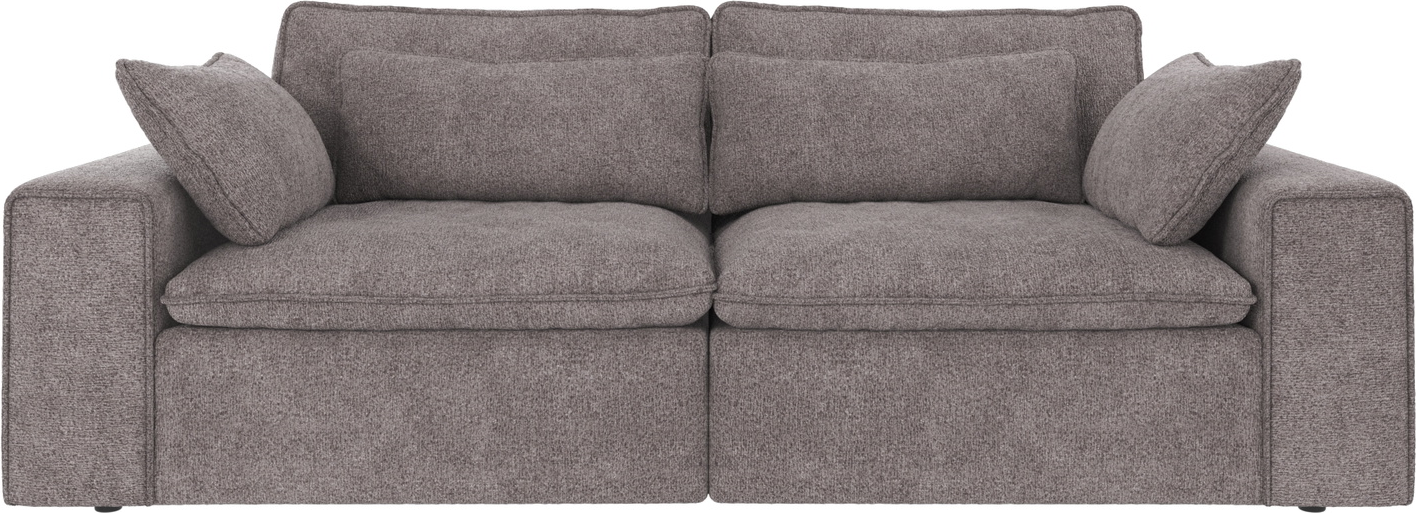 3-personers sofa Rowico Rawlins i gråt polyesterstof Greg 18 226×116 cm