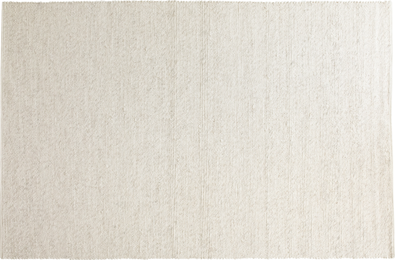 Gulvtæppe Rowico Donegal 200x290 cm 100% uld håndvævet lysebeige løkkeformet luv