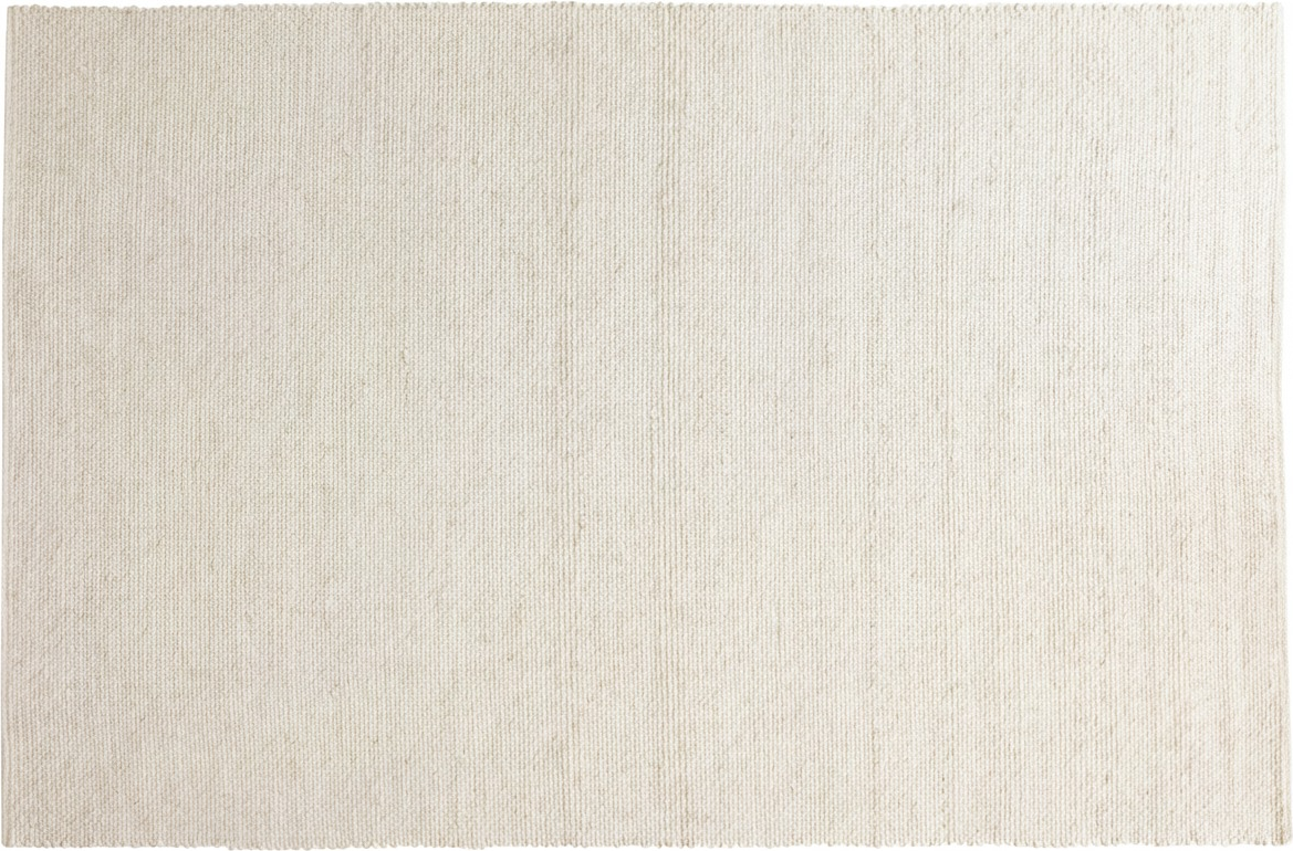 Gulvtæppe Rowico Donegal 240 x 340 cm lysebeige 100% uld håndvævet løkkevævet