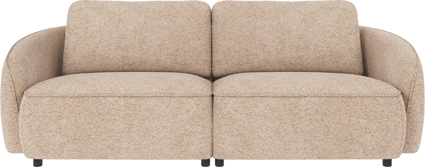 3-personers sofa Rowico Norris tremandssofa i lysebeige chenille Anna-stof, FSC-mix stel 226x102x80 cm