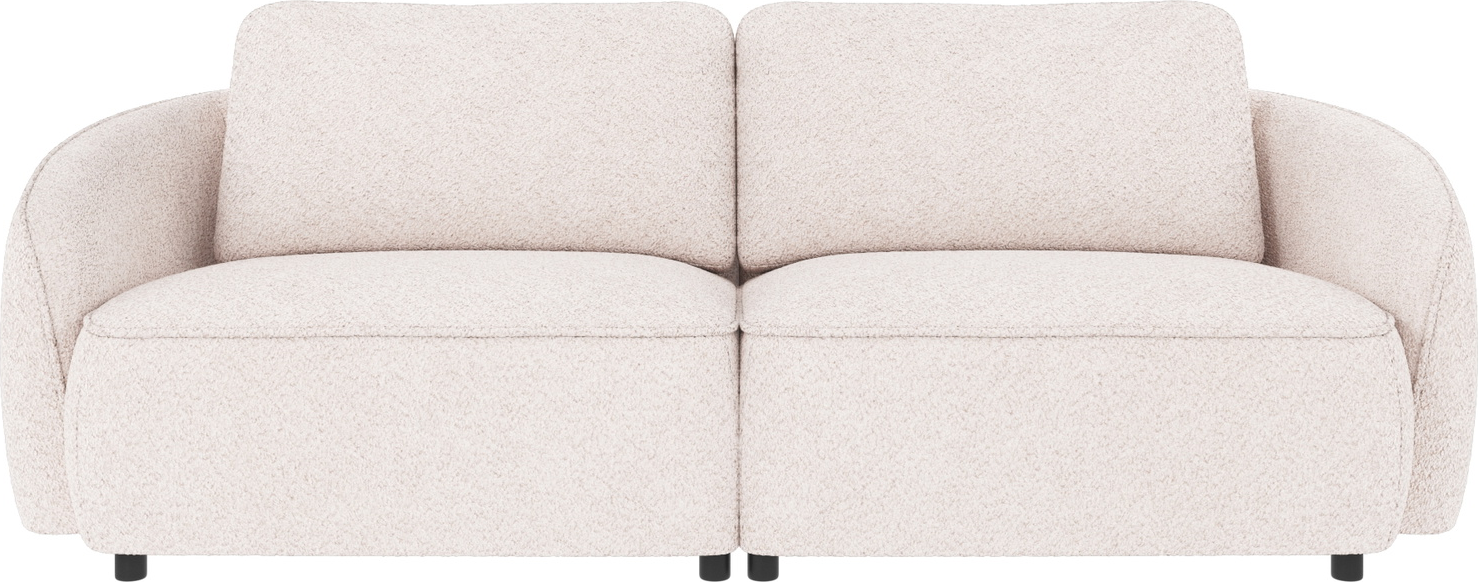 3-personers sofa Rowico Norris Anna 1 hvid polyesterstof B226 x D102 x H80 cm