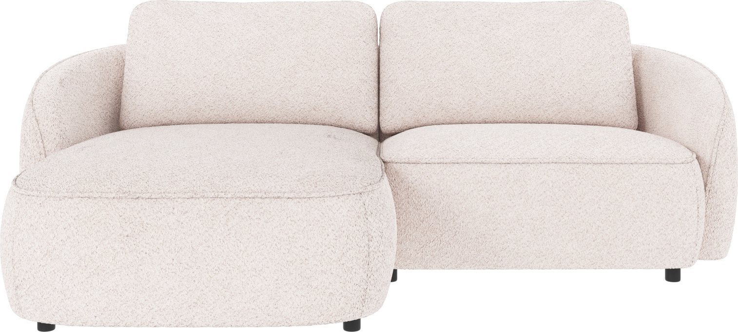 Rowico Norris Chaiselongsofa venstrevendt - Anna 1 hvid stof, FSC-mix ramme, 226×162 cm