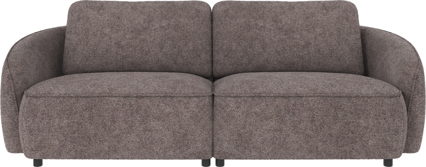 Rowico Norris 3-personers sofa Anna polyester mørkegrå chenille-look FSC-mix H80×B226×D102 cm