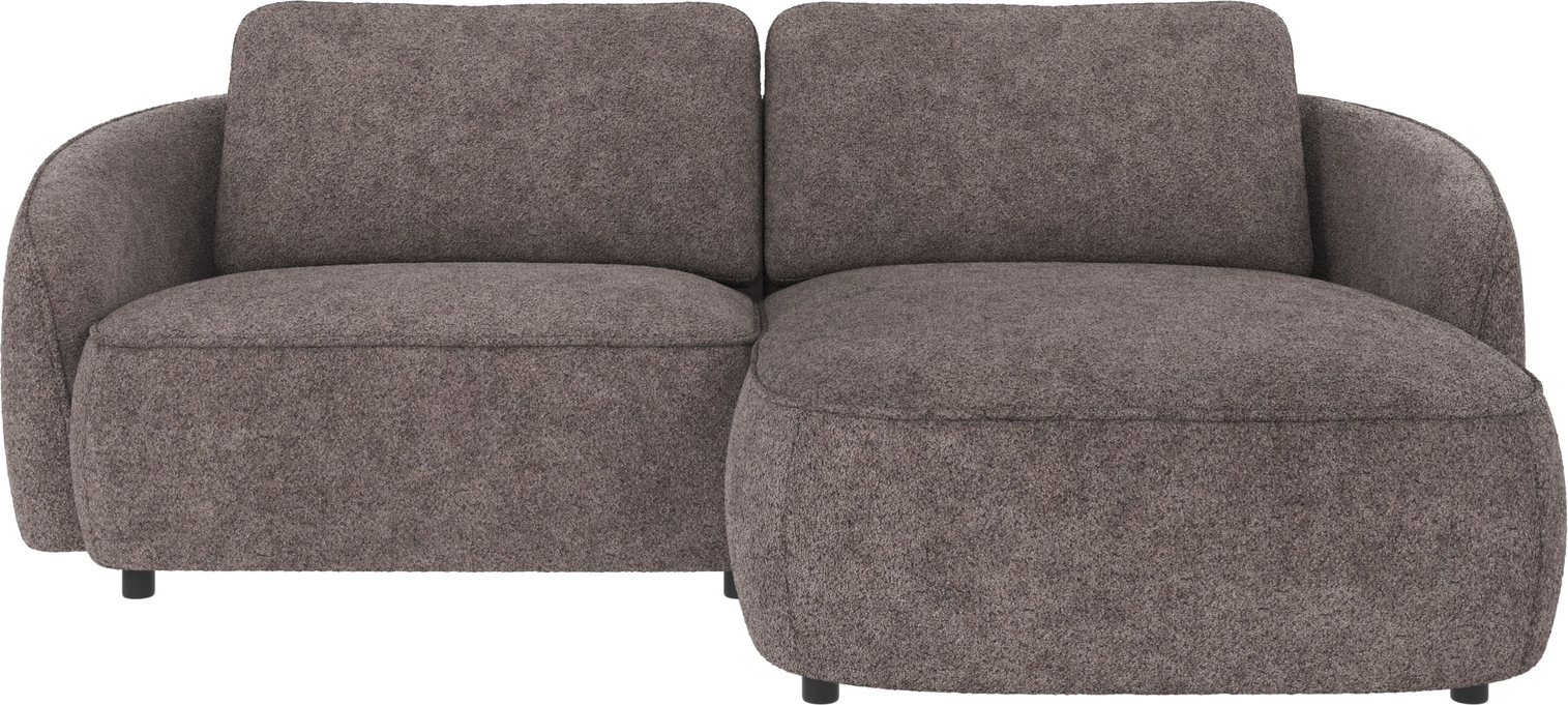 Chaiselongsofa højrevendt Rowico Norris FSC®-mix mørkegrå Anna 18 polyester B226 x D162 cm