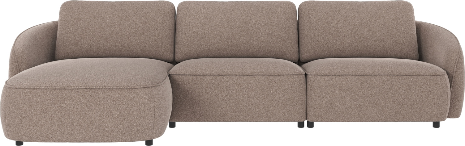 Chaiselongsofa Rowico Norris venstrevendt i beige Brenda 34 polyester 319×162×80 cm