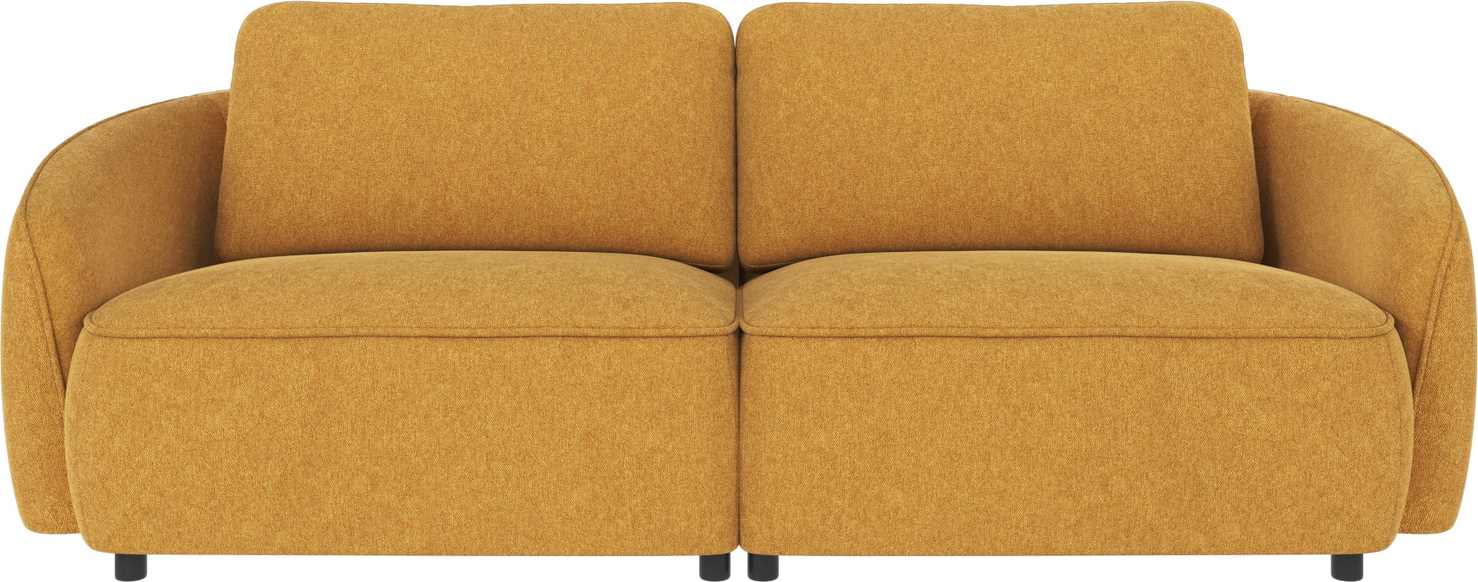 3-personers sofa Rowico Norris Brenda 68 gul polyester B226 x D102 x H80 cm