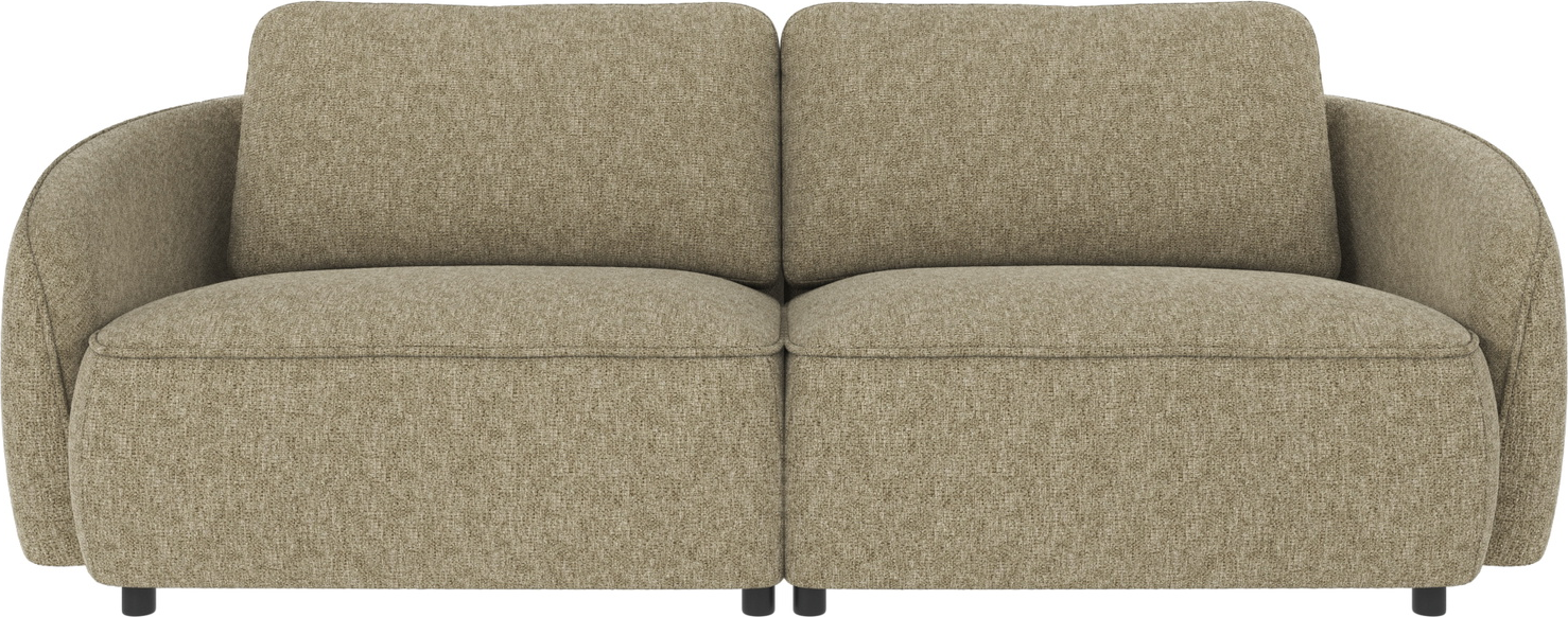 3-personers sofa Rowico Norris Max stof grøn - FSC-ramme, nozag-fjedre, HR-koldskum