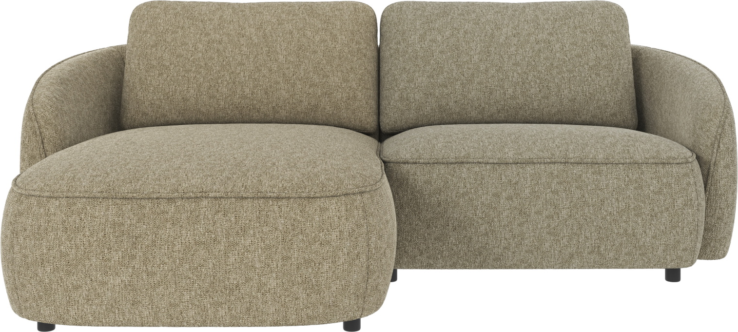 Chaiselongsofa venstrevendt Rowico Norris Max stof grøn 226x162 cm