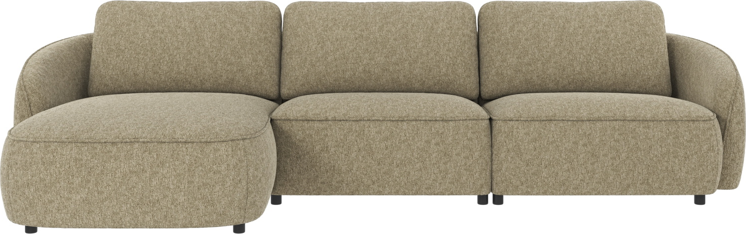 Chaiselongsofa Rowico Norris venstrevendt stof Max 55 grøn