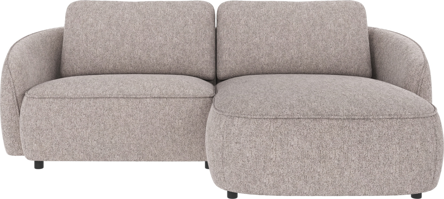 Chaiselongsofa Rowico Norris højrevendt gråt Max 180 stof H80xB226xD162 cm