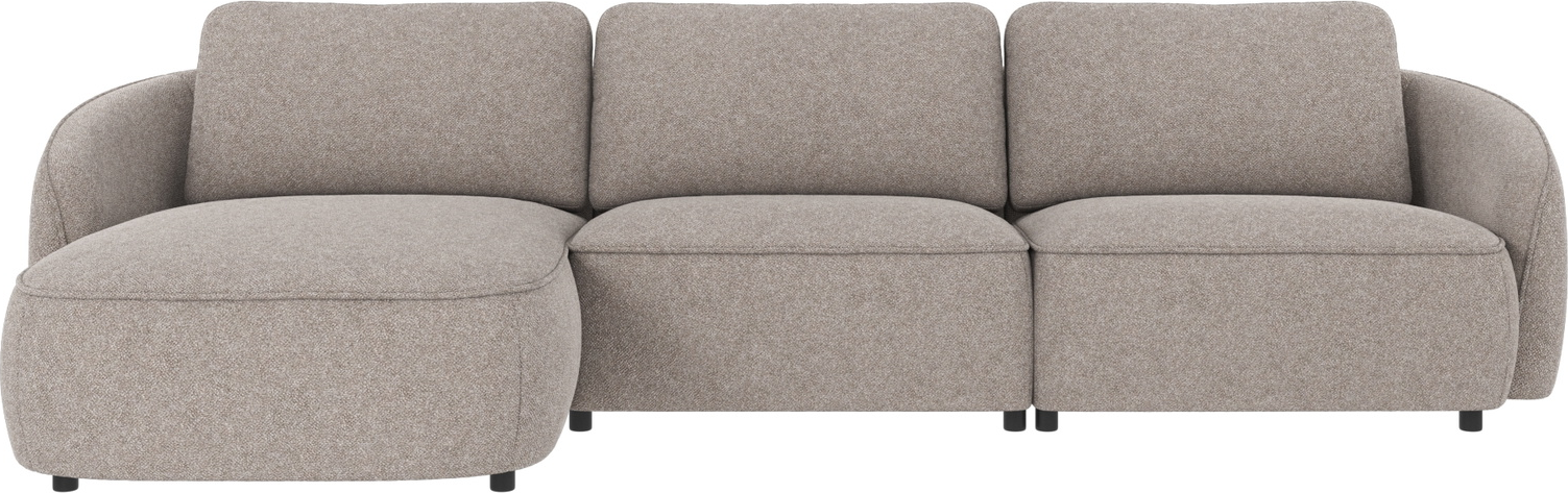 Chaiselongsofa venstrevendt Rowico Norris Bobby 7 grå 319x162x80 cm FSC-mix