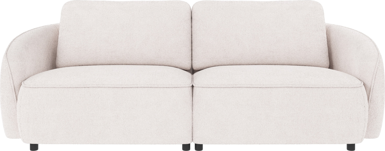 3-personers sofa Rowico Norris Greg 1 hvid polyester nordisk minimalistisk design