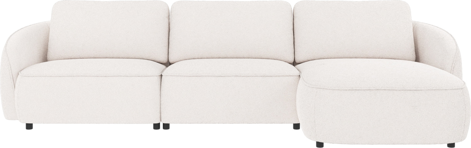 Chaiselongsofa Rowico Norris højrevendt Alice 101 hvid 319×162 cm