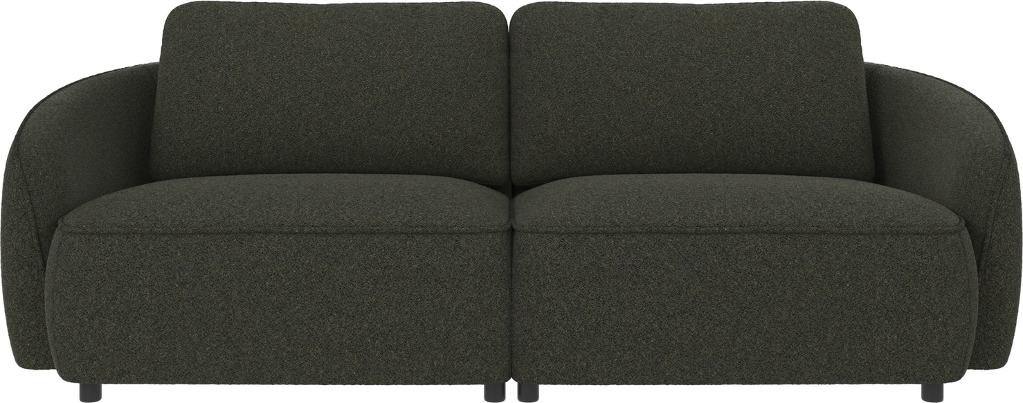3-personers sofa Rowico Norris Alice 162 grøn slidstærkt stof 226x102x80 cm nordisk design