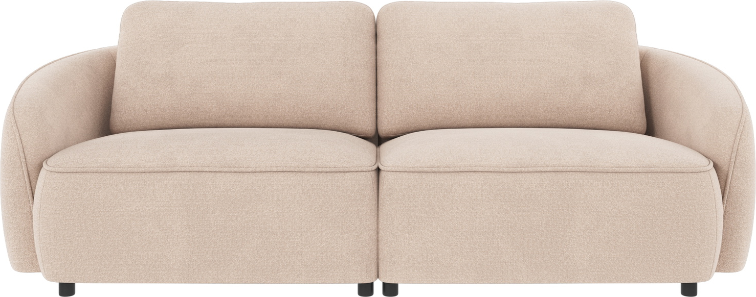 3-personers sofa Rowico Norris lys beige stof Rita 1 skandinavisk design