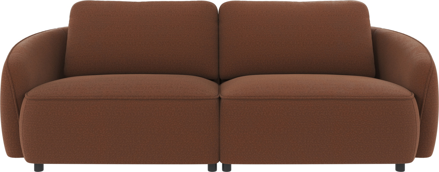 3-personers sofa Rowico Norris Rita 96 rød 100% polyester H80×B226×D102 cm