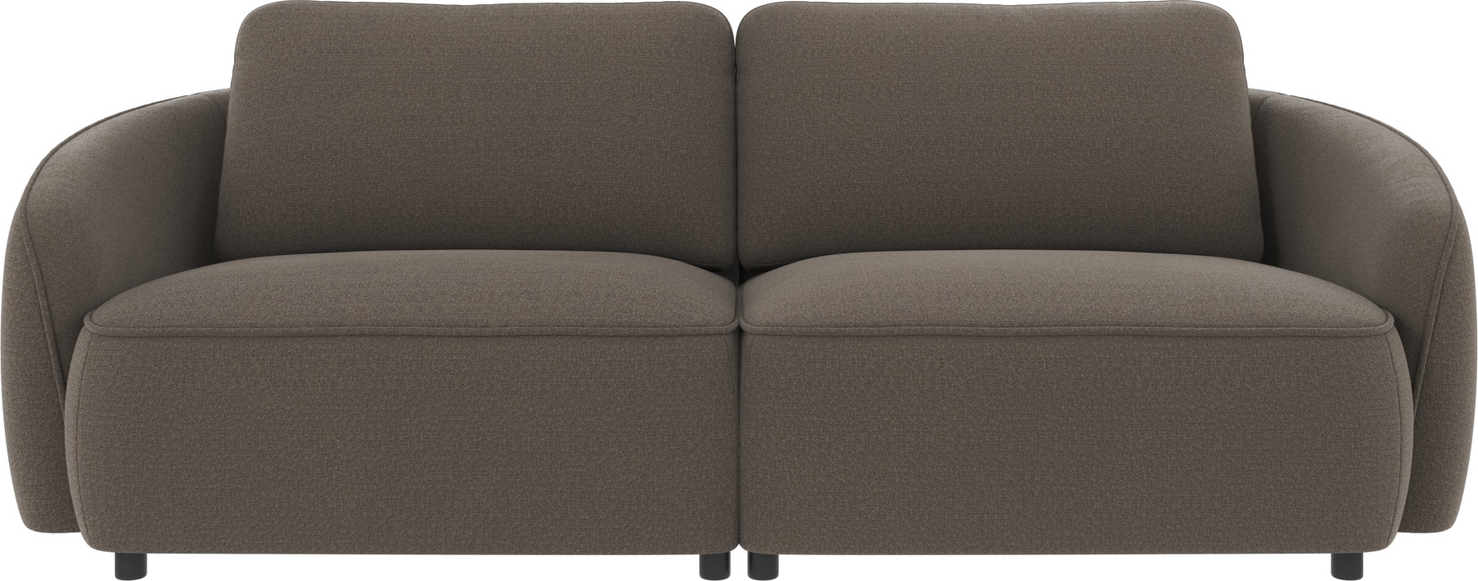 3-personers sofa Rowico Norris Rita mellemgrå stof 226x102 cm lounge-sofa