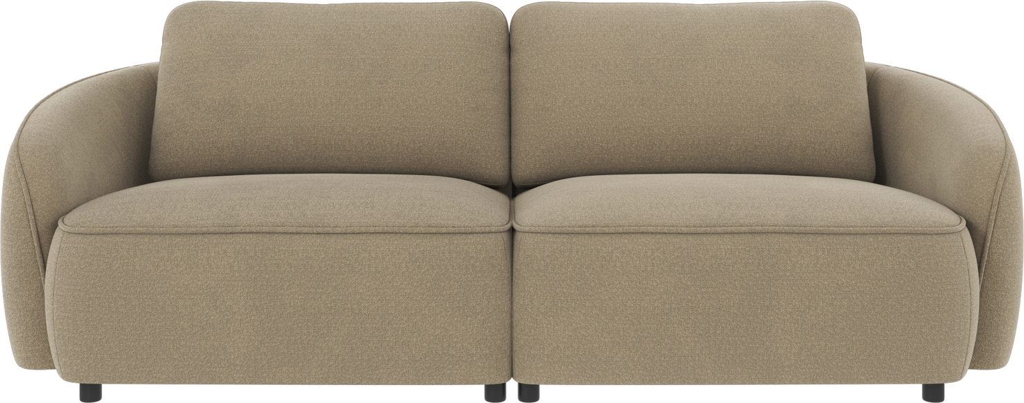 3-personers Sofa Rowico Norris Rita Mørk Beige Polyester