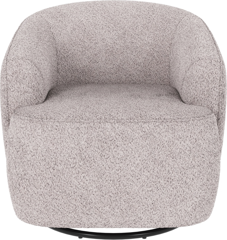 Rowico Dermot loungestol lysegrå Anna 15 polyester med dreje og gyngefunktion FSC-mix certificeret