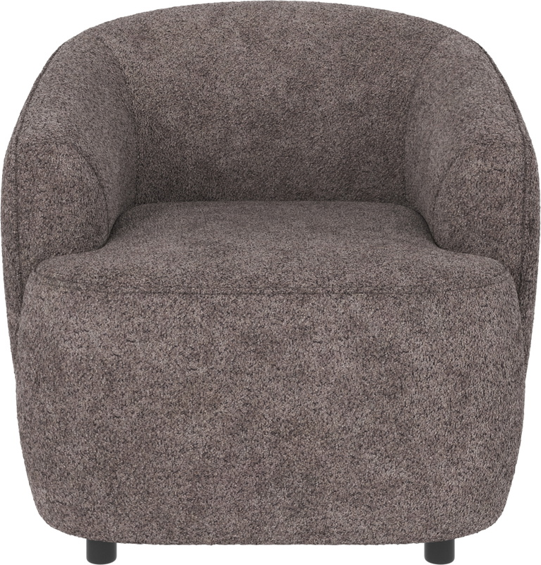 Loungestol/lænestol Rowico Dermot i mørkegråt Anna-stof 100 % polyester H77×B85×D90 cm