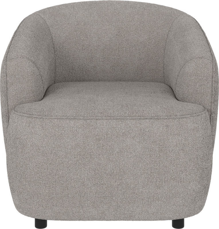 Loungestol Rowico Dermot Greg 17 lys grå polyester stof lænestol