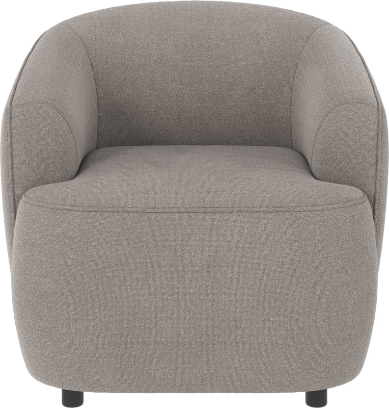 Loungestol Rowico Dermot Rita lysegrå stof lænestol i 100% polyester med Nosag-fjedre FSC-mix