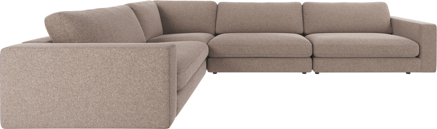 Hjørnesofa Rowico Duncan modulsofa beige polyester FSC®-mix H78×B345×D233 cm