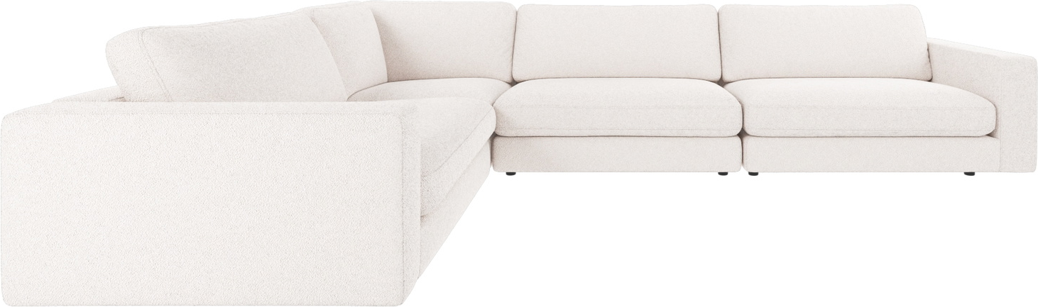 Hjørnesofa Rowico Duncan modulsofa i hvidt Alice 101 stof - B345 x D233 x H78 cm