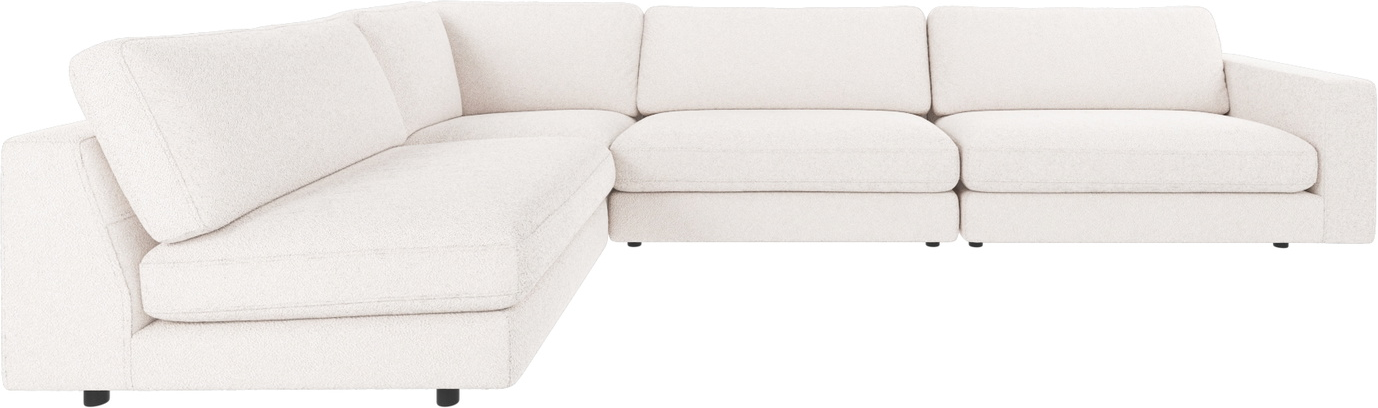 Hjørnesofa Rowico Duncan modulopbygget i hvidt Alice 101-stof 345×216 cm