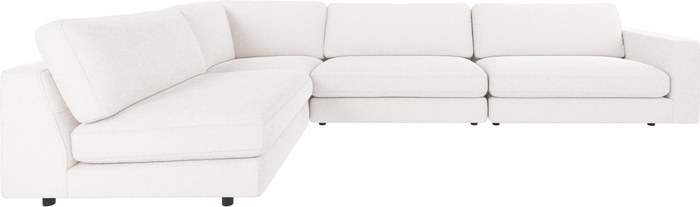 Hjørnesofa Rowico Duncan modulopbygget hvid Bobby 1 100% polyester 345x216x78 cm
