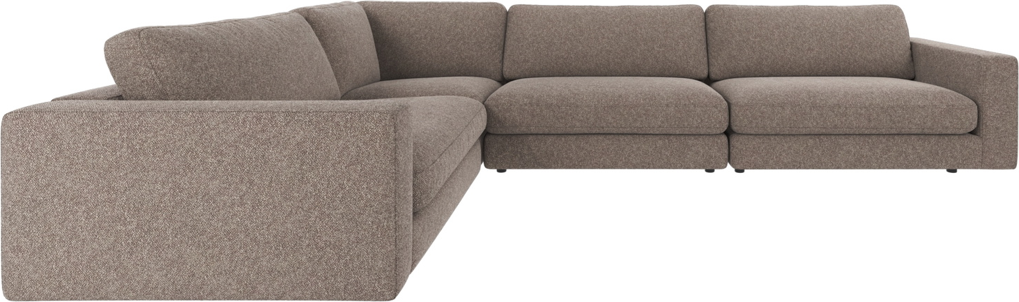 Hjørnesofa Rowico Duncan Bobby 4 mørk beige 345×233 cm