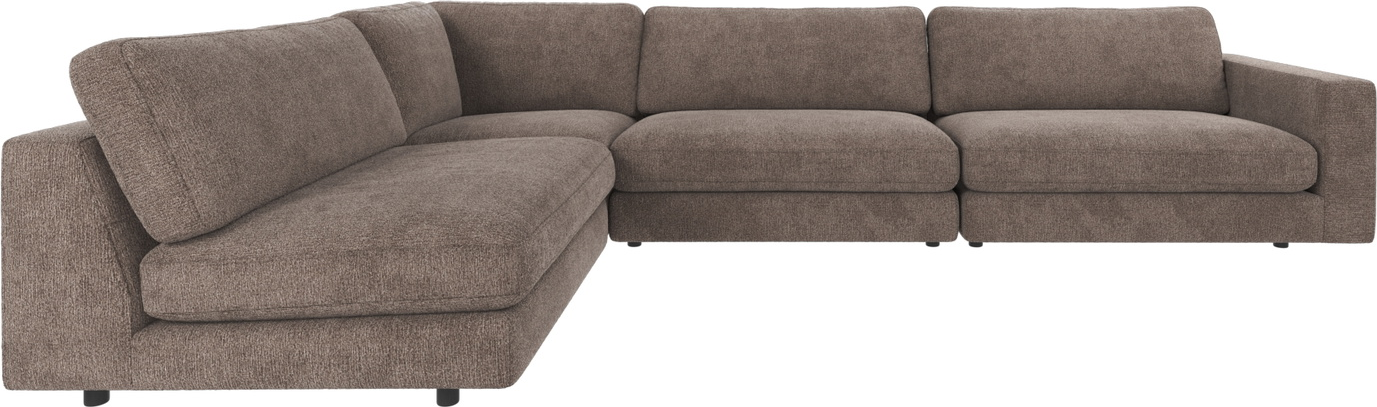 Rowico Duncan hjørnesofa modulsofa 23-personers 345x216x78 cm mørk beige