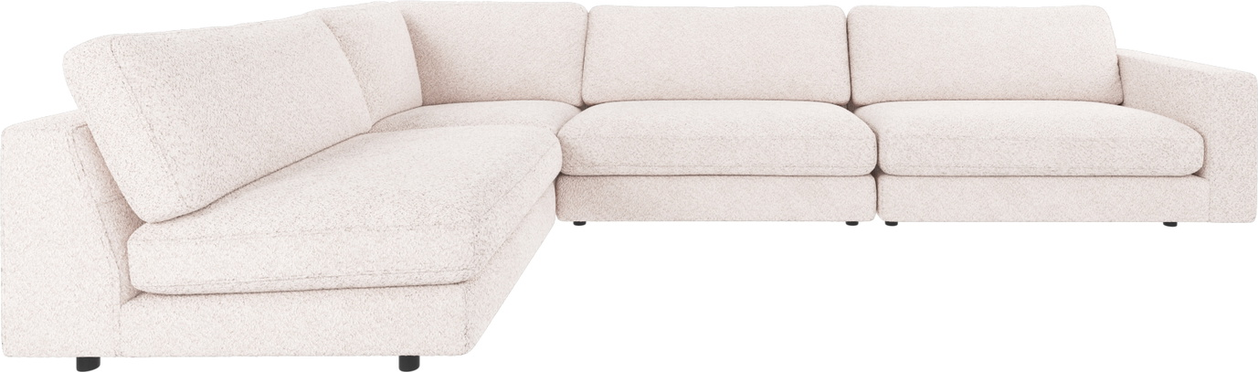 Hjørnesofa Rowico Duncan modulsofa i hvidt Anna 1 polyesterstof