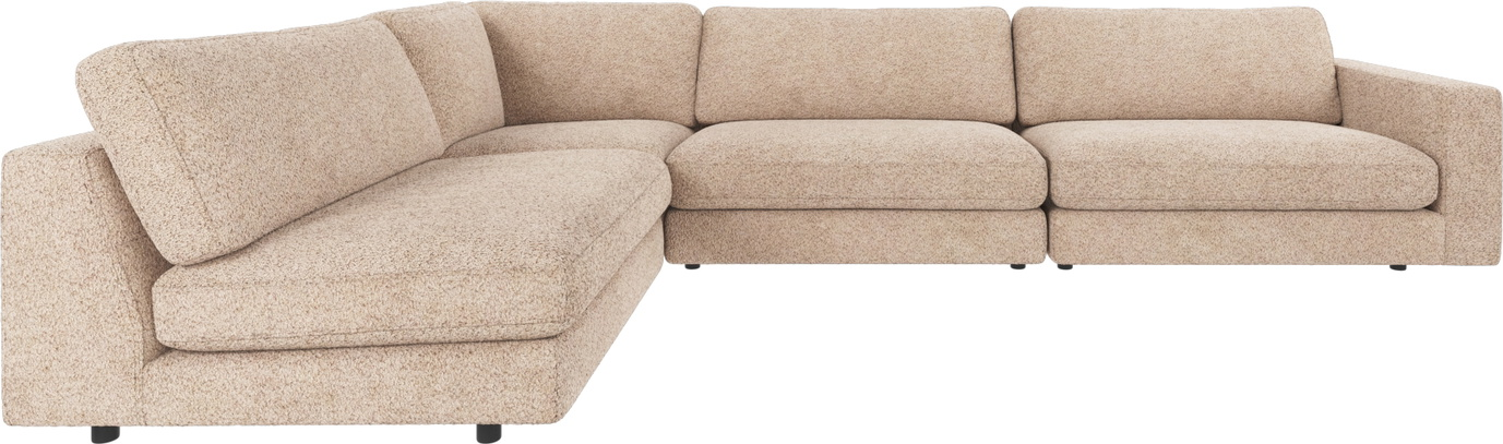 Hjørnesofa Rowico Duncan modulsofa i Anna 2 lys beige stof 345x216 cm - FSCÂ®-mix stel, high resilience koldskum, Martindale 100 000