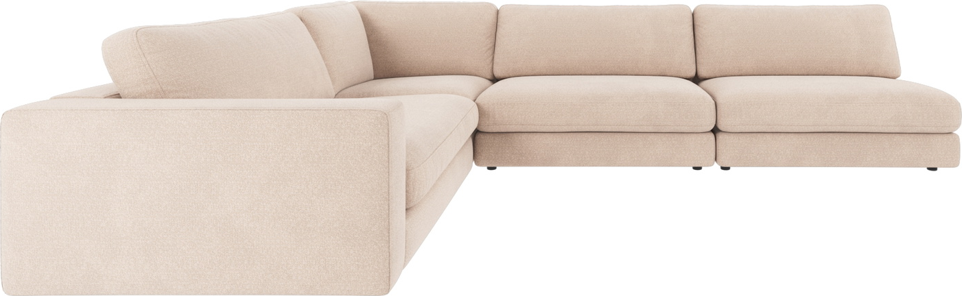 Hjørnesofa Rowico Duncan modulopbygget lysebeige Rita 1 polyester FSC-mix