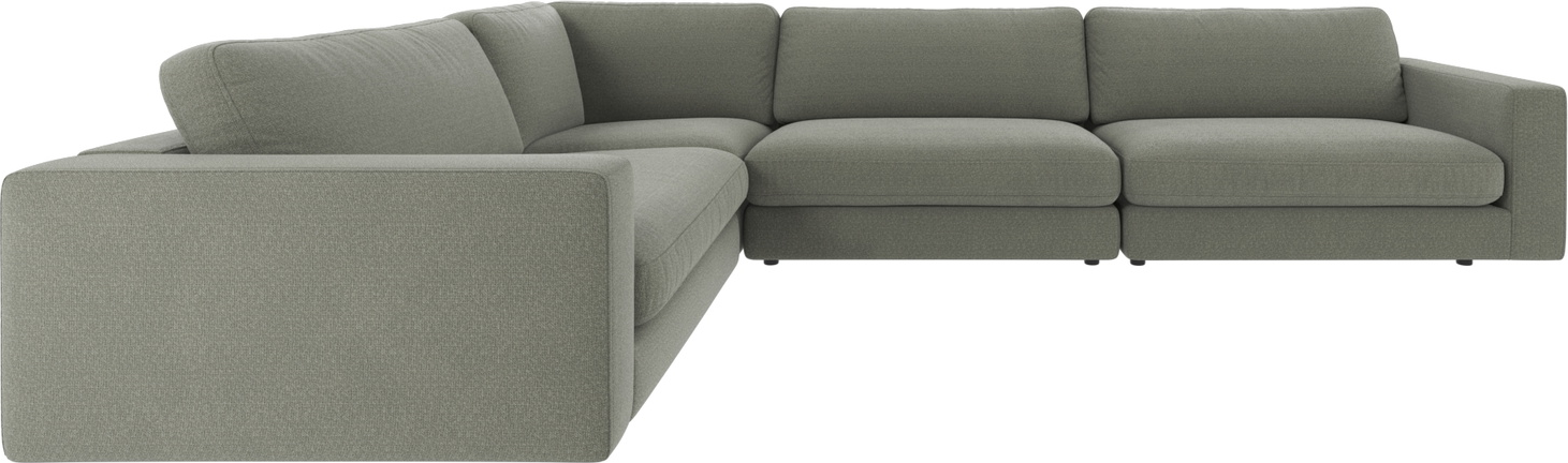 Hjørnesofa Rowico Duncan modulsofa FSCÂ® grøn stof Rita 345×233 cm