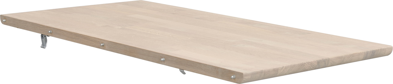 Tillægsplade Rowico Gardner hvidkalket massivt europæisk egetræ 50x95 cm FSC-certificeret