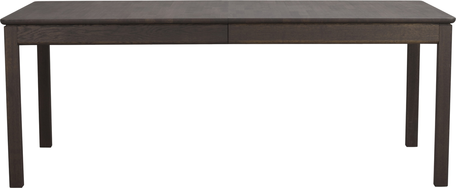 Spisebord Rowico Gardner i massivt egetræ med indstik 200-300 x 95 cm olieret brun FSC 100%