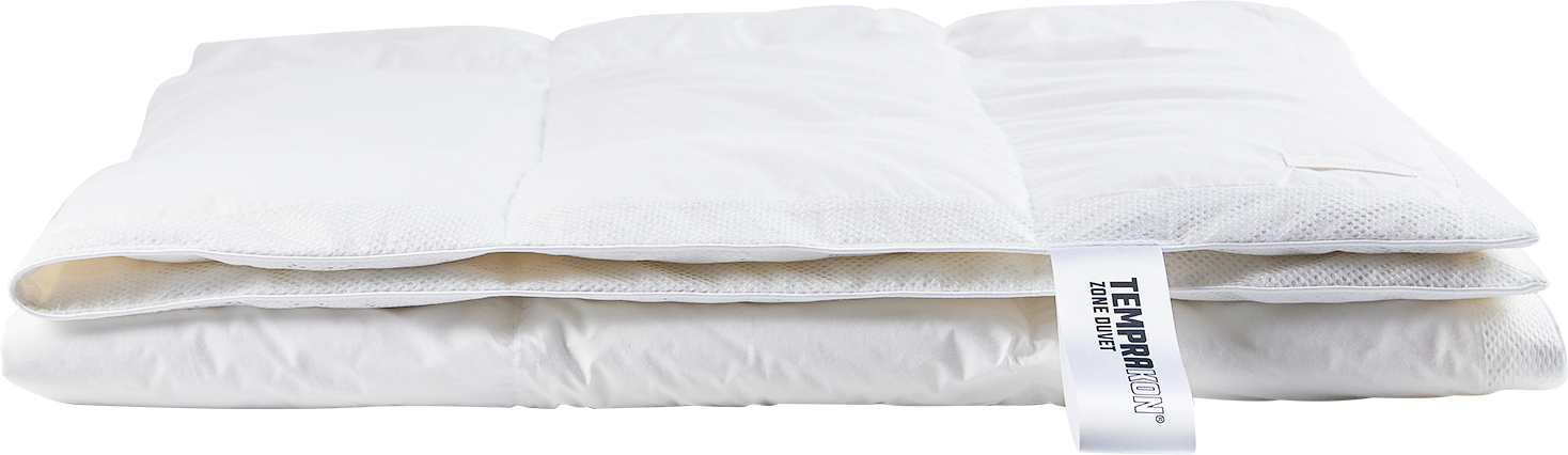 Dyne Temprakon ZONE Sval - 140x220 cm, temperaturregulerende TempraDown, 100% bomuld OEKO-TEX