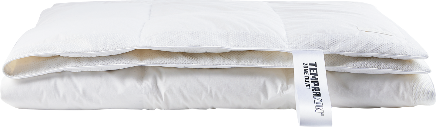 Lunedyne Temprakon ZONE 240x220 cm - 850 g TempraDown, 100% bomuld, TempraCool & OEKO-TEX