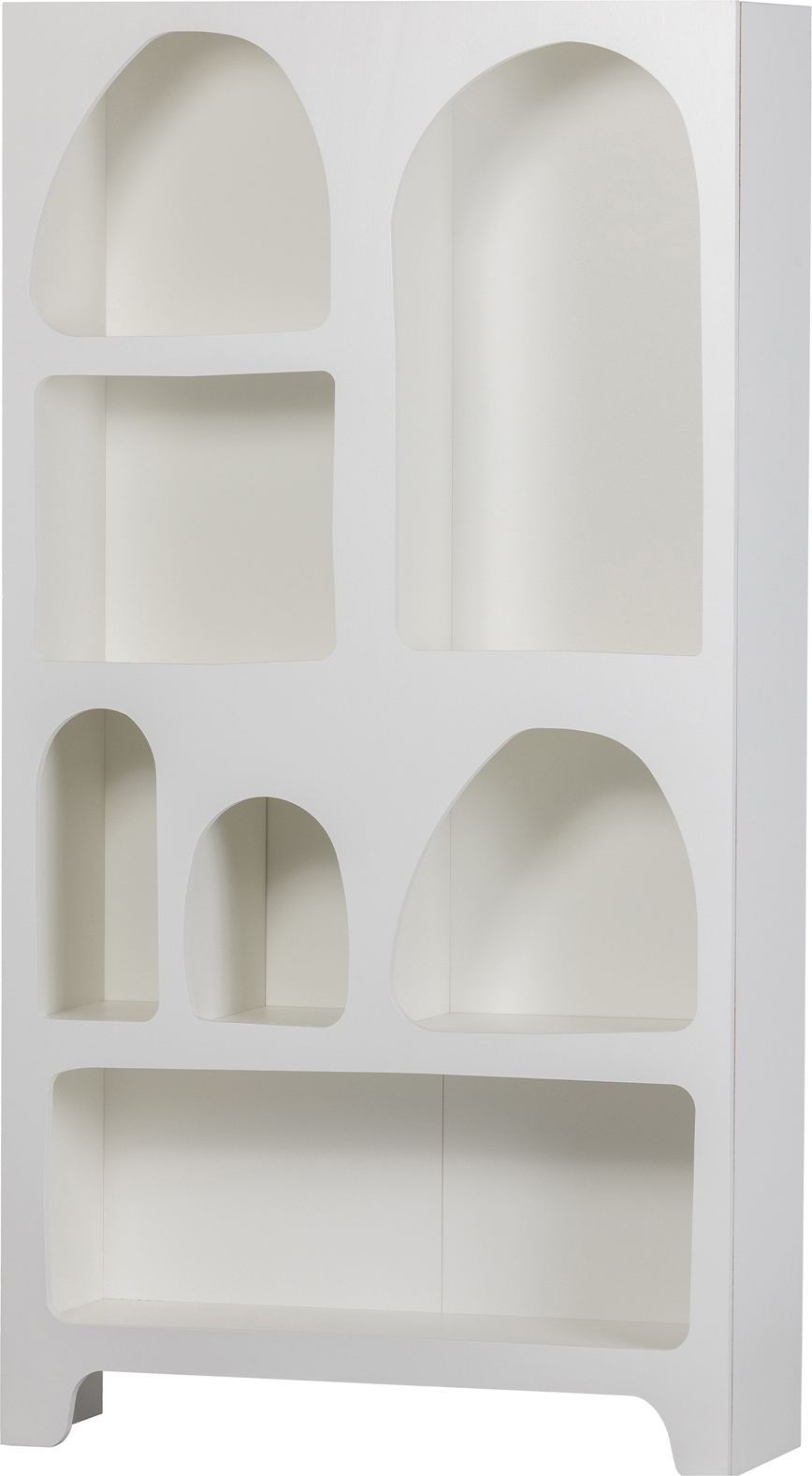 Opbevaringsreol WOOOD Caz 7 rum H180xL95xD32 cm hvid krydsfiner