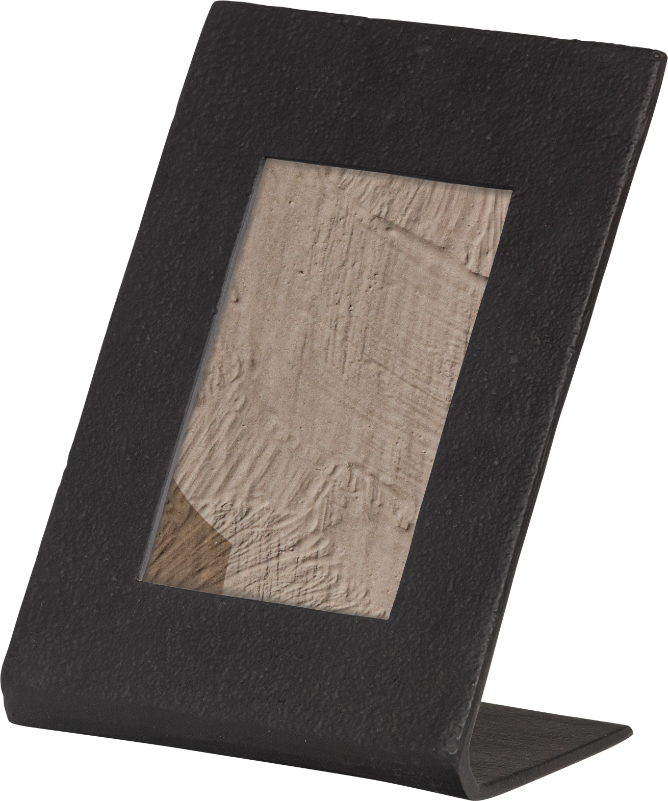 Vægdekoration billedramme WOOOD Collection Vona sort metal moderne til 10x15 cm fotos