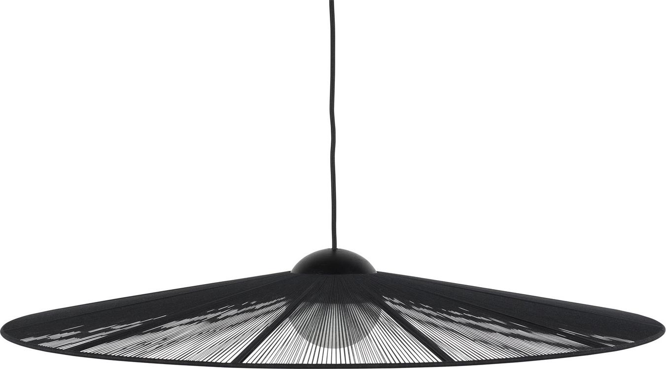 Pendellampe Zuiver Belle H167 x Ø80 cm antracit jern justerbar højde dæmpbar G9 fatning