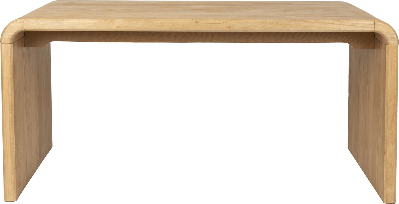 Spisebord Brave fra Zuiver - udtrækkelig & højdejusterbar egetræsfiner 160×80×75 cm med skuffer natur