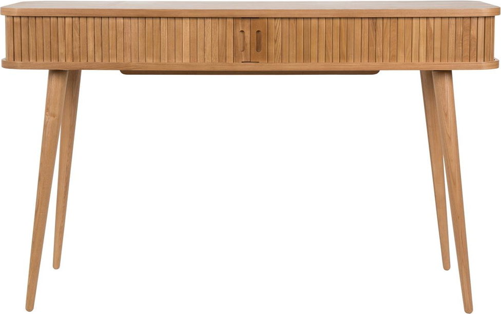 Konsolbord Zuiver Barbier asketræ nougat finérfinish 120x35x74 cm