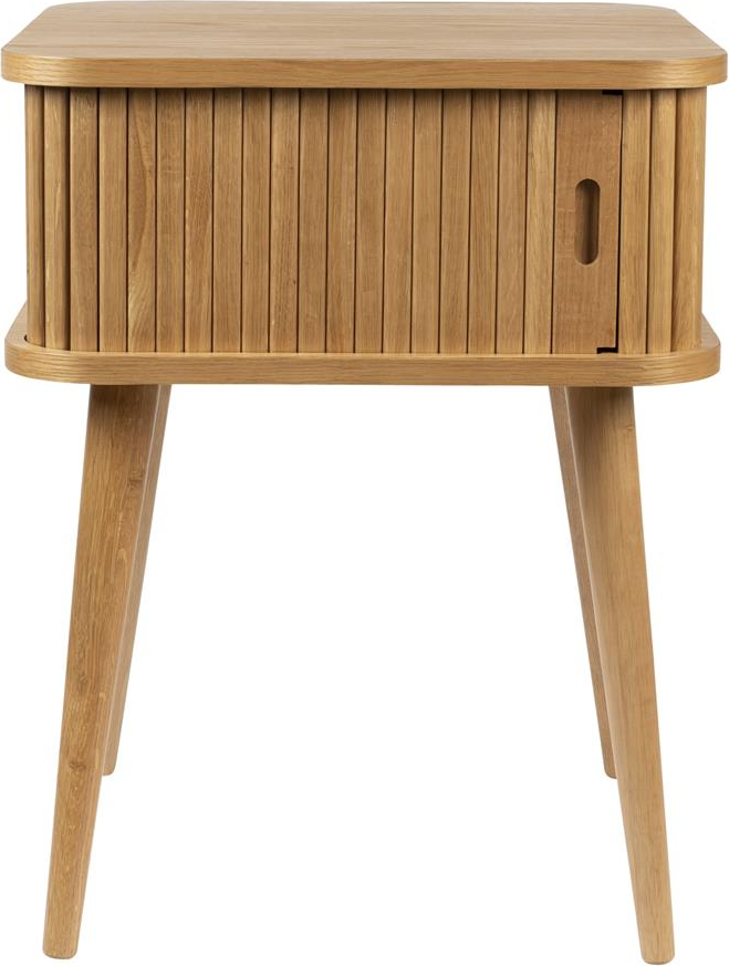 Sidebord Zuiver Barbier nougat H59×B45×L45 cm lille træbord skandinavisk design