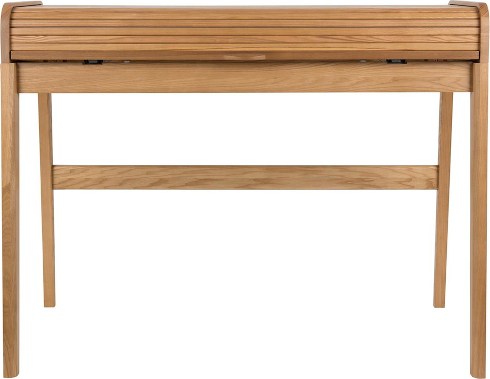 Bordlampe Zuiver Barbier nougat asketræ med udtrækkelig askefiner bordplade - tidløst håndværk og moderne design