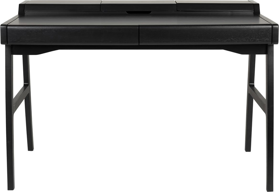 Bordlampe Zuiver Kaat antracit egetræsfiner H81 cm